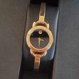 Movado Gold Bangle Watch